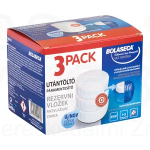 Bolaseca páramentesítő utántöltő tabletta 3x450g